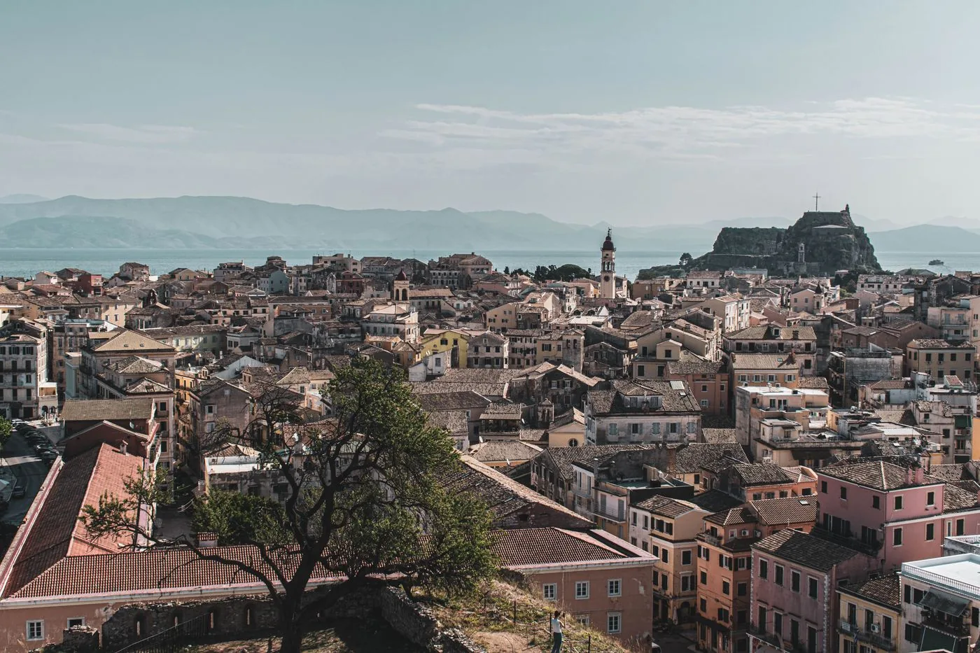 Corfu old town and the Venetian fortress